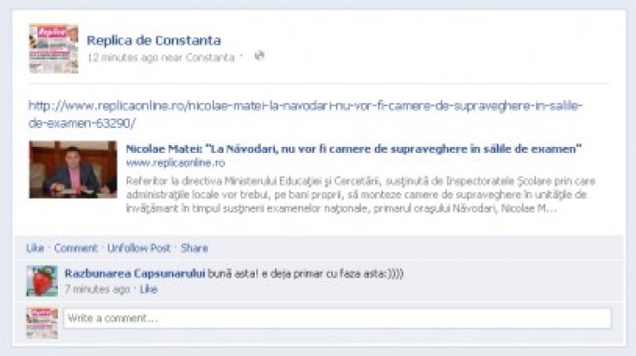 Matei are fani pe Facebook! Ştirea că interzice camerele video la examene e primită cu bucurie